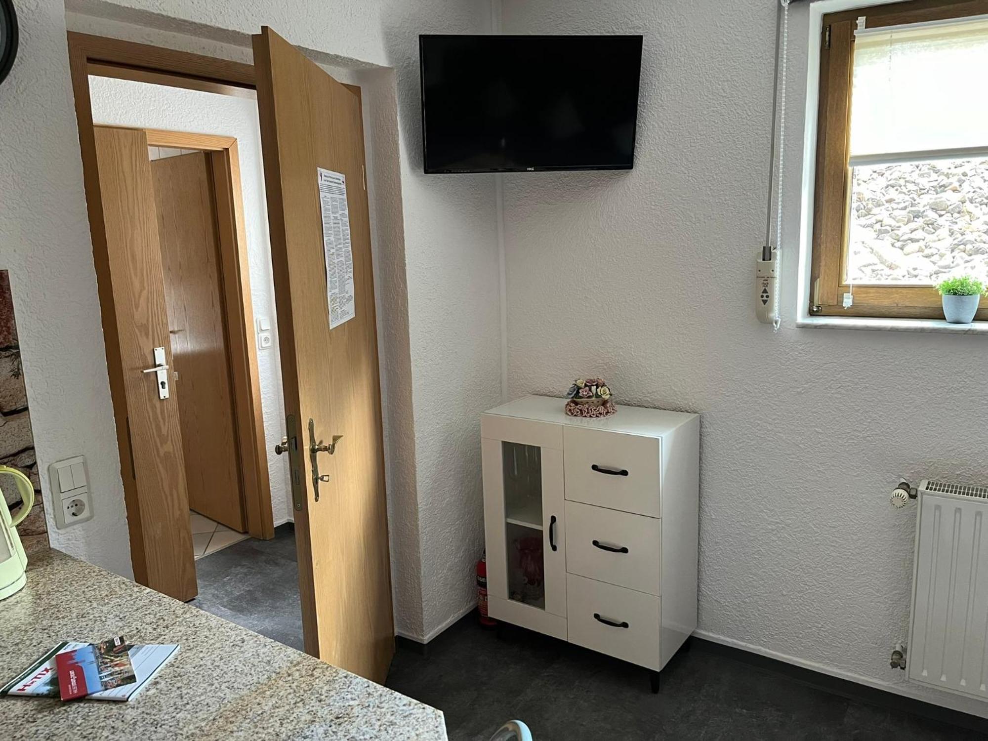 Ferienwohnung Hoppelnase Mit Eigener Sauna Langenstein Exteriör bild