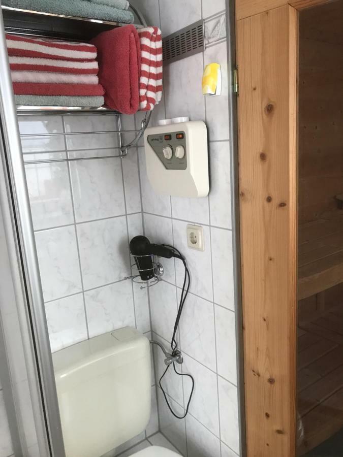 Ferienwohnung Hoppelnase Mit Eigener Sauna Langenstein Exteriör bild