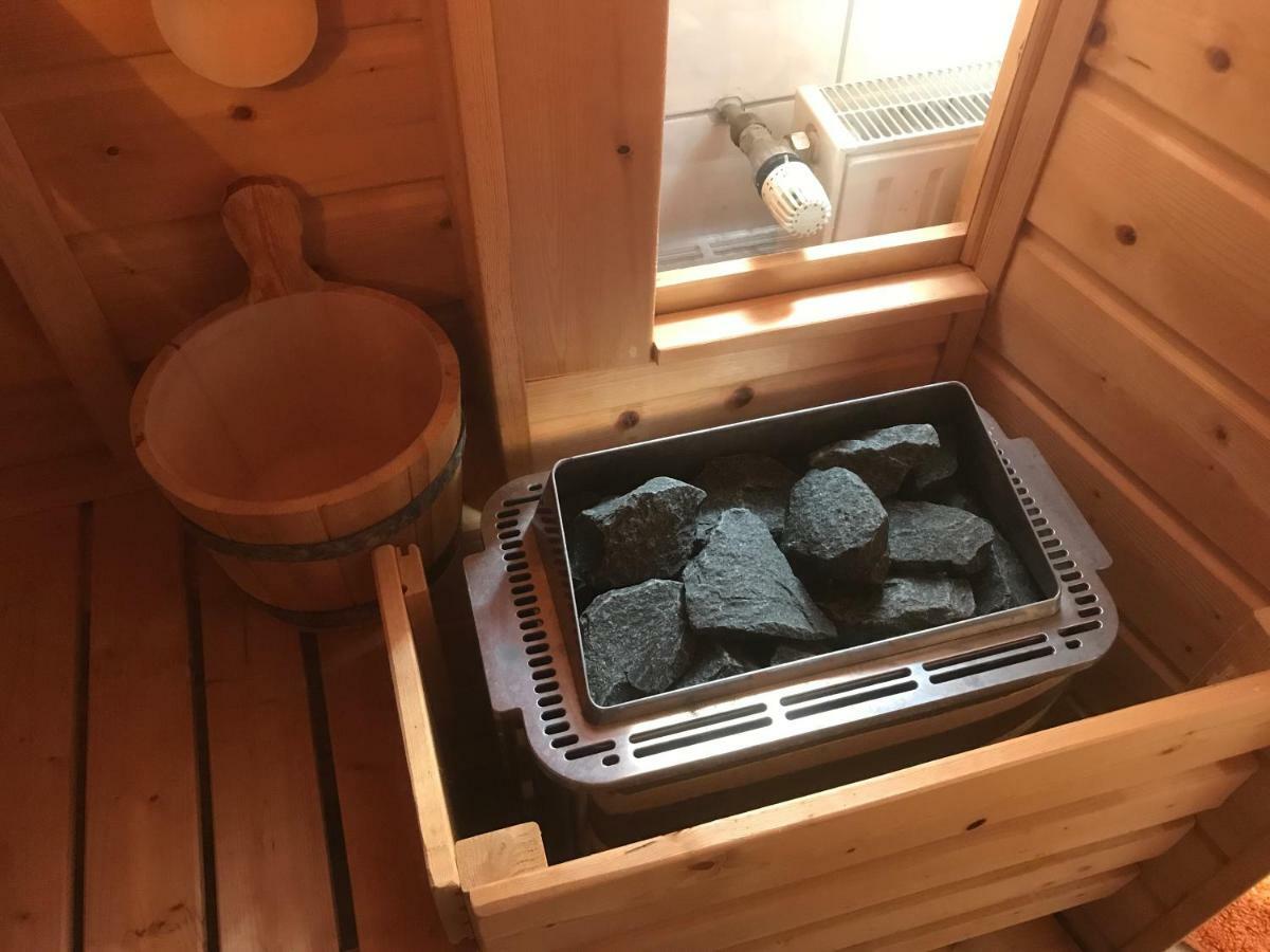 Ferienwohnung Hoppelnase Mit Eigener Sauna Langenstein Exteriör bild